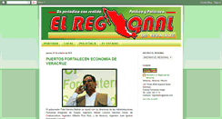 Desktop Screenshot of elregionaldeveracruz.blogspot.com