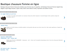 Tablet Screenshot of boutique-chaussure-femme.blogspot.com