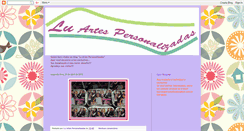 Desktop Screenshot of luartespersonalizadas.blogspot.com