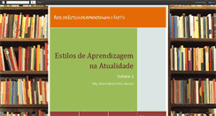 Desktop Screenshot of estilosdeaprendizagem-vol01.blogspot.com