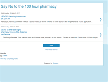 Tablet Screenshot of pharmacyobjection.blogspot.com