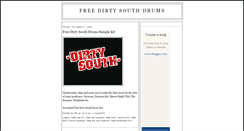 Desktop Screenshot of freedirtysouthdrumkits.blogspot.com