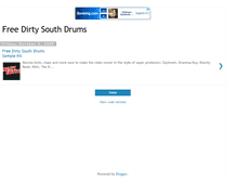 Tablet Screenshot of freedirtysouthdrumkits.blogspot.com