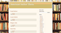 Desktop Screenshot of american-author.blogspot.com