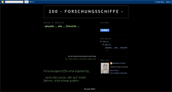 Desktop Screenshot of forschungsschiffe.blogspot.com