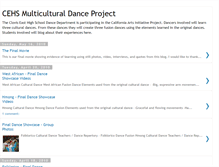 Tablet Screenshot of cehsmulticulturaldanceproject.blogspot.com