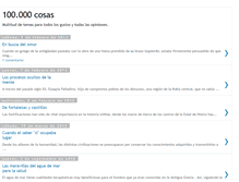 Tablet Screenshot of cienmilcosas.blogspot.com
