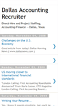 Mobile Screenshot of dallasaccountingrecruiter.blogspot.com