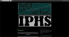 Desktop Screenshot of deadseriousghostinvestigators.blogspot.com