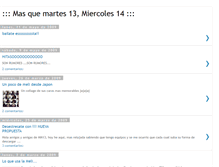 Tablet Screenshot of masquemartes13.blogspot.com