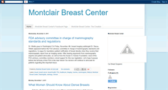 Desktop Screenshot of montclairbreastcenter.blogspot.com