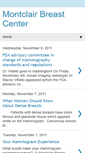 Mobile Screenshot of montclairbreastcenter.blogspot.com