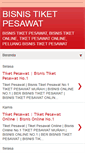 Mobile Screenshot of bisnistiket-ku.blogspot.com