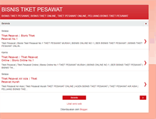 Tablet Screenshot of bisnistiket-ku.blogspot.com