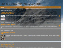 Tablet Screenshot of matarranaports.blogspot.com