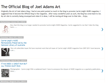 Tablet Screenshot of joeladamsart.blogspot.com