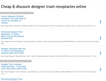 Tablet Screenshot of designertrashreceptacles.blogspot.com