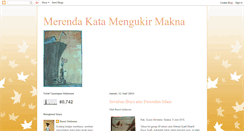 Desktop Screenshot of bertualangkata.blogspot.com