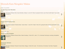 Tablet Screenshot of bertualangkata.blogspot.com