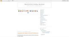 Desktop Screenshot of macetesparablog.blogspot.com