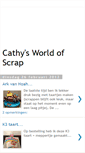 Mobile Screenshot of cathysworldofscrap.blogspot.com