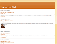 Tablet Screenshot of howdoidostuff.blogspot.com