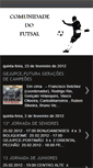 Mobile Screenshot of comunidadedofutsal.blogspot.com