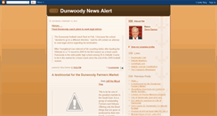 Desktop Screenshot of dunwoodynewsalert.blogspot.com