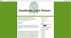 Desktop Screenshot of estudiantesudeaoriente.blogspot.com