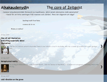 Tablet Screenshot of aikakaudenydin.blogspot.com