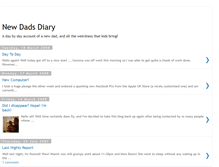 Tablet Screenshot of newdadsdiary.blogspot.com