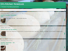 Tablet Screenshot of diskitchennotebook.blogspot.com