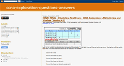 Desktop Screenshot of ccna-exploration-questions-answers.blogspot.com