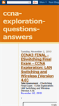 Mobile Screenshot of ccna-exploration-questions-answers.blogspot.com