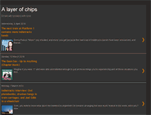 Tablet Screenshot of alayerofchips.blogspot.com