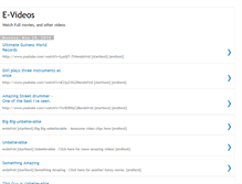 Tablet Screenshot of e-videos.blogspot.com