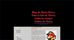 Desktop Screenshot of mariosuperjuegos.blogspot.com