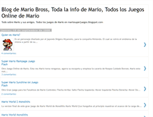 Tablet Screenshot of mariosuperjuegos.blogspot.com