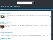 Tablet Screenshot of joshjiujitsujournal.blogspot.com