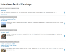 Tablet Screenshot of behindtheabaya.blogspot.com