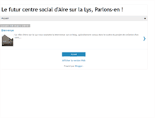 Tablet Screenshot of centresocialairesurlalys.blogspot.com