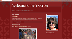 Desktop Screenshot of jeriscorner.blogspot.com