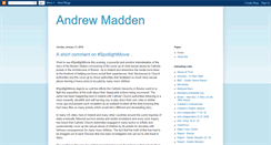 Desktop Screenshot of andrewmmadden.blogspot.com