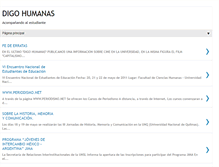 Tablet Screenshot of digohumanas.blogspot.com
