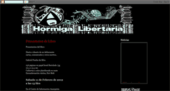 Desktop Screenshot of hormigalibertaria.blogspot.com