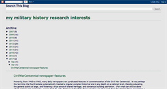 Desktop Screenshot of mymilitaryhistory.blogspot.com