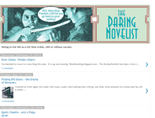 Tablet Screenshot of daringnovelist.blogspot.com