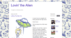 Desktop Screenshot of lovinthealien.blogspot.com