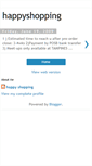 Mobile Screenshot of happy--shopping.blogspot.com