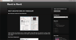 Desktop Screenshot of mimrevit.blogspot.com